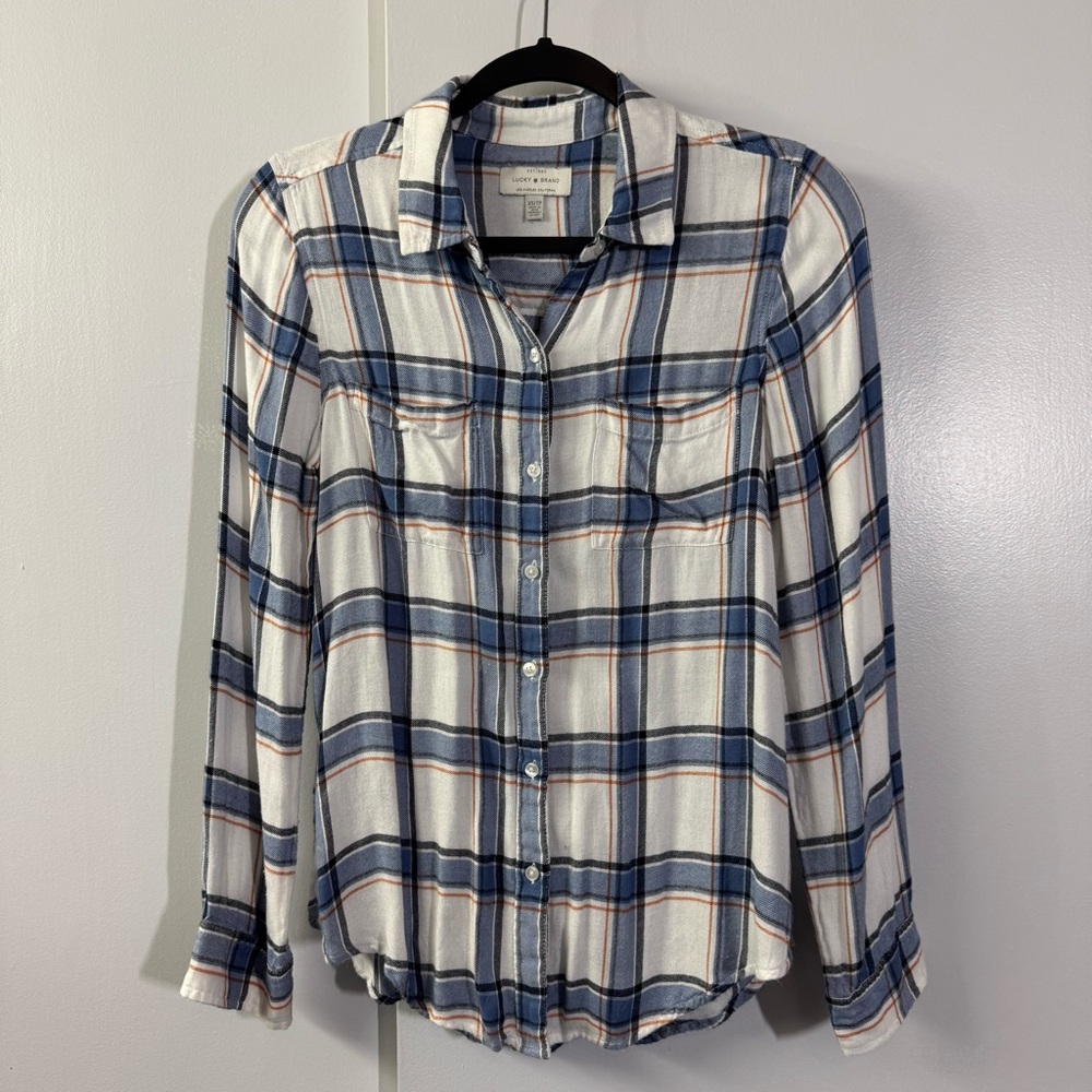 Lucky Brand Plaid Button Down